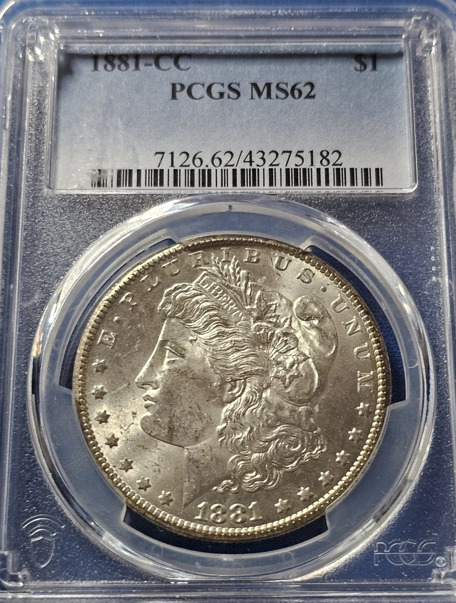 1881 Carson City Grade MS 62 Morgan Dollars for sale | eBay