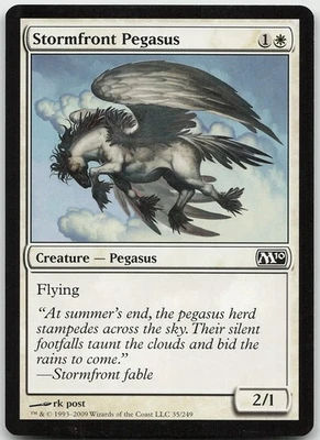 Stormfront Pegasus Common Magic 2010 (M10) LP MTG - Image 1 of 2