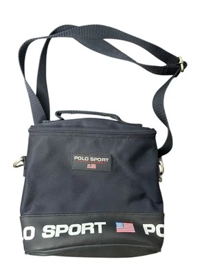 Bandolera de nailon vintage Polo Sport Ralph Lauren cremallera superior años 90 bolso de mano monedero Foto 1 de 4