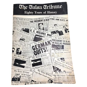 Tulsa Tribune Eighty 80 Years Of History Oklahoma Book Newspaper 1980 History - Picture 1 of 20