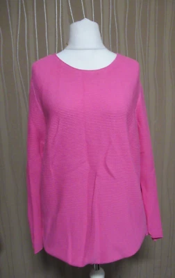 69/1  Tom Tailor Damen Strick Pullover Pulli Gr. 3XL XXXL uni pink Langarm - Bild 1 von 4