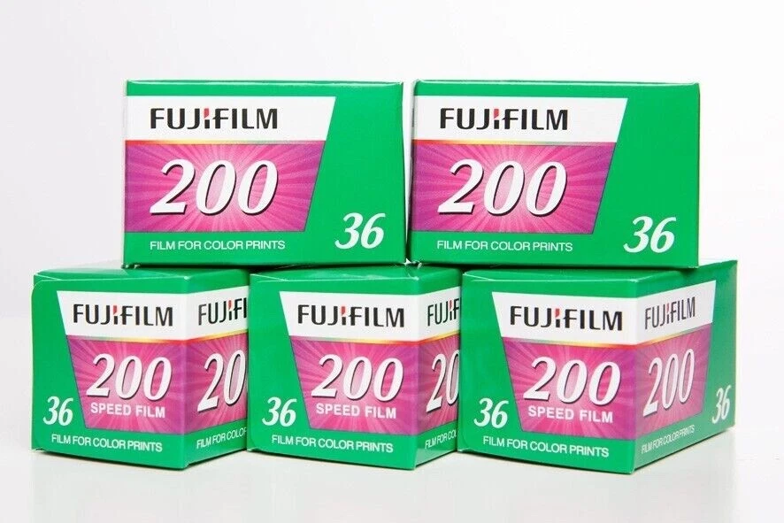 5x FUJI 200 con 36 disparos película de pantalla pequeña 135-36