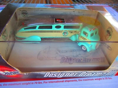 100% Hot Wheels Designer Dreamz III Vehicle Set '38 Ford Custom Truck W/Trailer - Image 1 of 2