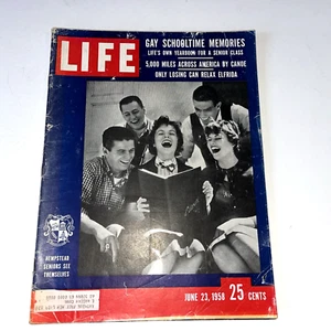 LIFE Magazine June 23 1958 Seniors Hempstead High School Memories - Picture 1 of 5