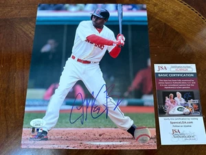 Official MLB Baseball Michael Bourn Cleveland Indians Signed 8x10 Photo JSA - Picture 1 of 1