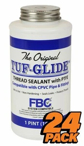 QTY 24 Tuf Glide Thread Sealant PTFE 16oz 470ml BrushTop fits LA-CO® SLIC-TITE® - Picture 1 of 6
