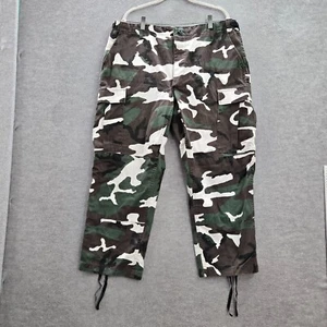 Propper Men Pants L Green Camo Cargo Trouser Combat Battle Tested Double Knee - Picture 1 of 10
