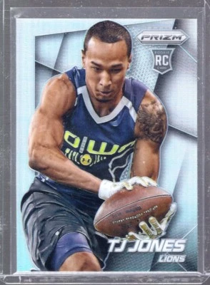 2014 Panini Prizm Silver Prizm TJ Jones #213 Rookie RC - Image 1 of 2