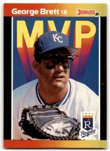 1989 DONRUSS BONUS MVP'S GEORGE BRETT KANSAS CITY ROYALS #BC-7