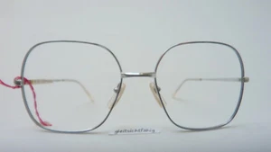 Occhiali vintage grandi forma castigata argento L'AMY Diane scorrevoli taglia M 53[]18 - Foto 1 di 4
