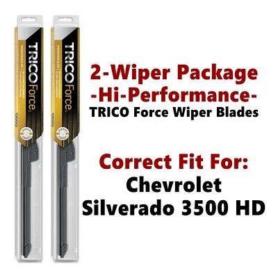 Paquete de limpiaparabrisas de alto rendimiento para Chevrolet Silverado 3500 HD 2007+ - 25220x2 Foto 1 de 4