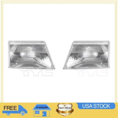 2X Conjunto de lámpara de faro izquierdo y derecho conductor pasajero para 98-00 Ford Ranger XH Foto 1 de 4