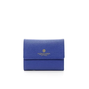 Women wallet Spalding Tiffany in blue leather small purse card holder for ladies - Picture 1 of 5