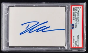 D'Andre Swift Signed Cut PSA/DNA Authentic Chicago Bears - Picture 1 of 2