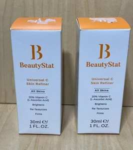 BEAUTYSTAT Universal C Skin Refiner Serum - 1 fl oz. NIB. Authentic. LOT OF 2 - Picture 1 of 10