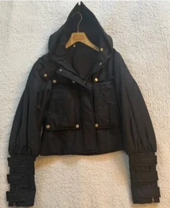 Gucci GG Women’s Black Hooded Hoodie Jacket Size 46 - Brand New Authentic - Picture 1 of 11