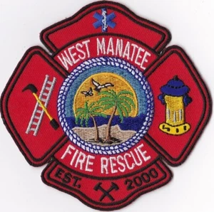 West Manatee Fire Rescue Florida FL Patch - Picture 1 of 1