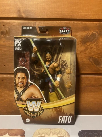 WWF WWE Mattel Elite Legends 18 FATU Chase Variant WCW Samoan Swat Team Figure Cover