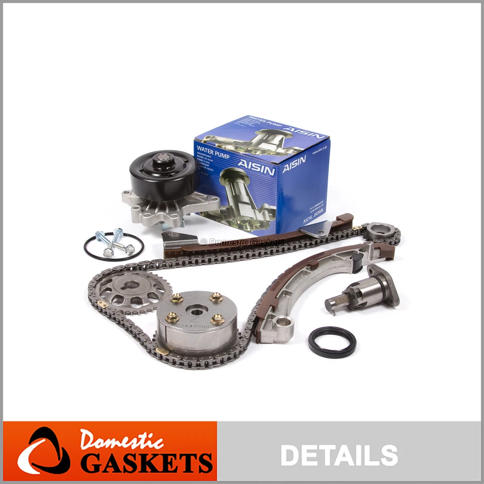 00-08 Toyota Corolla Celica 1.8L Timing Chain AISIN Water Pump+VVT-i Gear 1ZZFE - Изображение 1 из 4