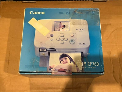Canon CP760 Selphy Compact Digital photo Thermal Printer *New/open box* - Image 1 of 4