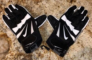 NIKE Hyperbeast 2.0 Black White Padded Lineman Football Gloves NEW Mens Sz 4XL - Picture 1 of 5
