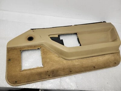 Panel de moldura de puerta derecha 84-89 C4 Corvette lado del pasajero derecho beige dañado OEM Foto 1 de 4