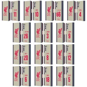 LIVERPOOL FC LFC 2021/22 PLAYERS AWAY KIT GROUP 1 PU LEATHER BOOK CASE SAMSUNG 4 - Picture 1 of 19