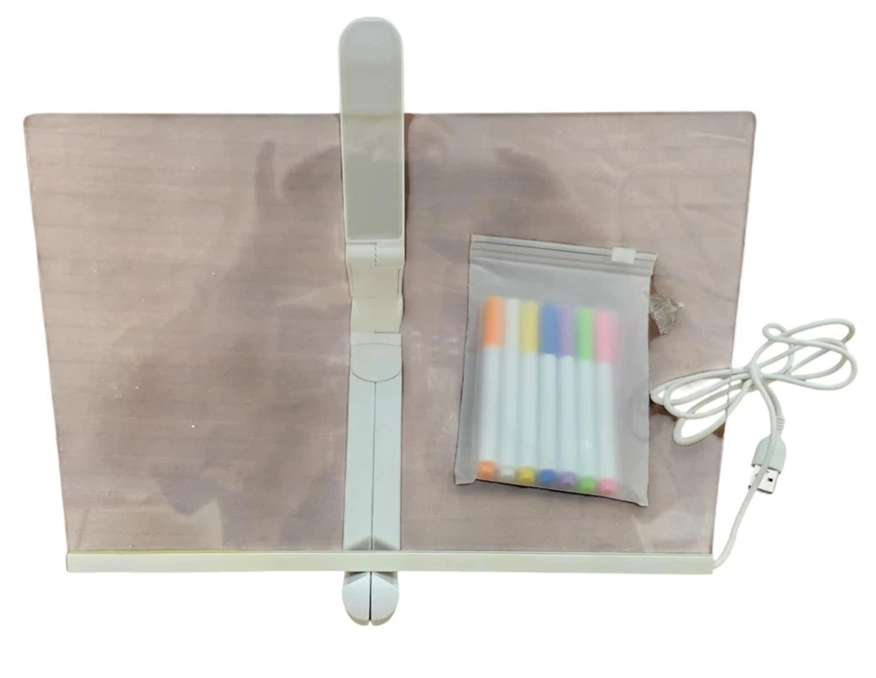 LED Note Board with Colors Acrylic Dry Erase Board with Light DIY Drawing Board - Image 1 of 1