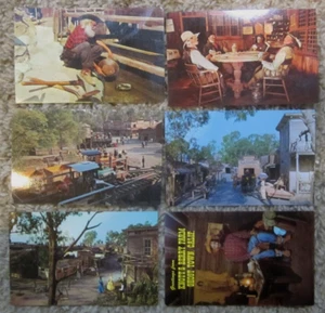 Lot of Six Vintage Knotts Berry Farm Ghost Town Post Cards, All Unused - Picture 1 of 9