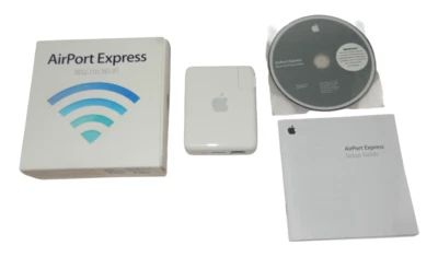 Apple Airport Express A1264 54 Mbps 10/100 Wireless N Router (MB321LL/A) - Image 1 of 4