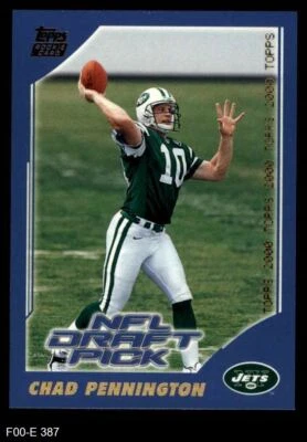 2000 Topps #387 Chad Pennington Jets RC Marshall 8 - NM/MT - Image 1 of 2