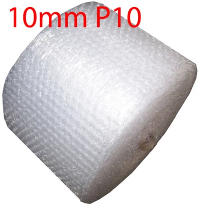 10mm P10 500mm x 100M meters Bubble Cushioning Wrap Packing Roll Clear - Image 1 of 2