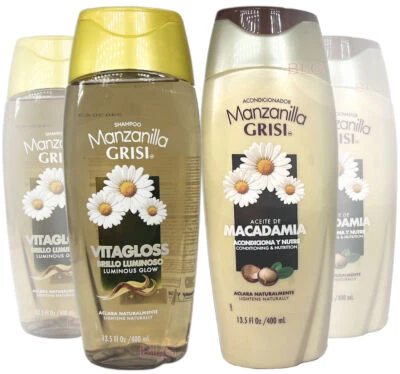 Grisi CHAMOMILE Shampoo Conditioner 13.5oz Shower Dandruff Manzanilla Bundle New - Image 1 of 3
