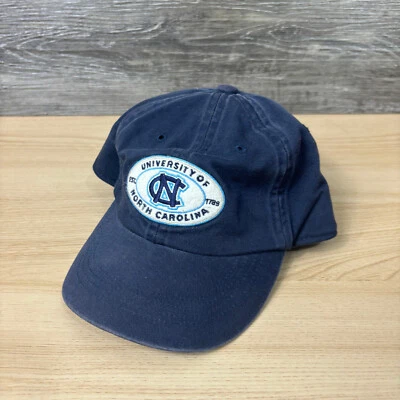 Gorra gorra vintage de Carolina del Norte con tacones alquitranados para niños banda elástica azul Foto 1 de 4