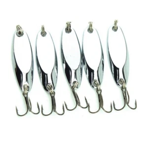 Hightower Tackle Company's 5 cuchara de plata nueva, estilo Kastmaster, 2,5 oz - Imagen 1 de 9