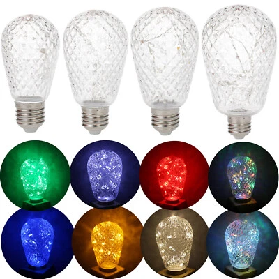 9 Colors LED String Fairy Lights Bulb E27 Lamp For Christmas Party Decoration - Image 1 of 4