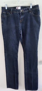 So Women's/Misses Size 13 Dark Wash Blue Jeans. Stretch. Straight Leg. GR8 Cond. - Picture 1 of 10