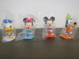 Kelloggs Disney Mini Bobbleheads Mickey Minnie Goofy Donald - Picture 1 of 1