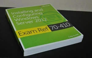 Craig Zacker Installing & Configuring Windows Server 2012 Exam Ref 70-410 Code - Foto 1 di 2