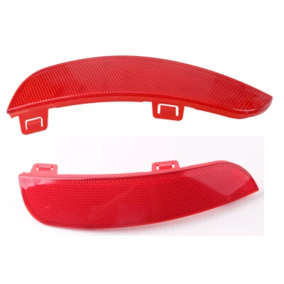 1 Pair For Volvo S40 V50 Rear Bumper Reflector Red Lens Light Left & Right Foto 1 de 4