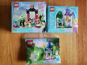 Lego Princess 41163 Rapunzel Petite Tower 41151 Mulan Training 30554 Cinderella - Picture 1 of 11