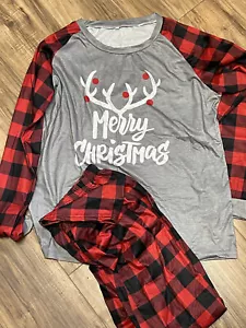 US Christmas Family Matching Pajamas Set Adult Kids Pajamas Sleepwear PJs Set - Picture 1 of 1