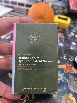 Tree of Life ретинол и гиалуроновая кислота сыворотка 30 мл каждая. - Изображение 1 из 2