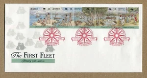 AUSTRALIA, The First Fleet Arrival. 1988 -1 -26 First Day Series FDC - Picture 1 of 2