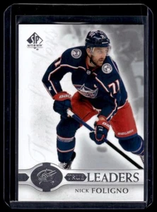 2020-21 SP Authentic True Leaders Nick Foligno #TL-NF Columbus Blue Jackets - Picture 1 of 2