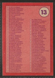 A&BC-FOOTBALL 1974 RED BACK RUB COIN-#013- UNMARKED CHECKLIST  - Picture 1 of 2