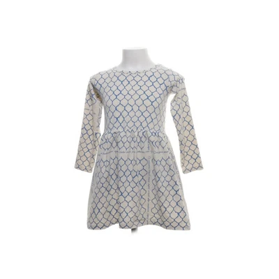 Mini Rodini, Kleid, Größe: 104/110, Weiß/Blau, Bio-Baumwolle/Elasthan #m4C - Bild 1 von 4
