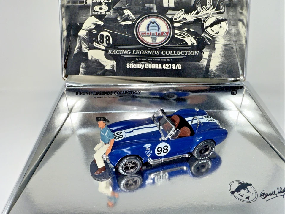 MRRS Slot Car Racing Legends 1965 Shelby Cobra 427 S/C 1/32 Ref MC-0001 #98  Foto 1 de 4