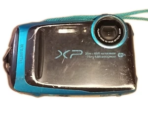 Fujifilm FinePix XP120 Digital Camera, Neon Blue, 16MP, 5xzoom, WiFi! Waterproof - Picture 1 of 5