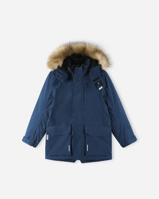 Reima ReimaTec Ajaton Kinder Marineblau Mantel Winter Outdoor 5100360A-6980 - Bild 1 von 4